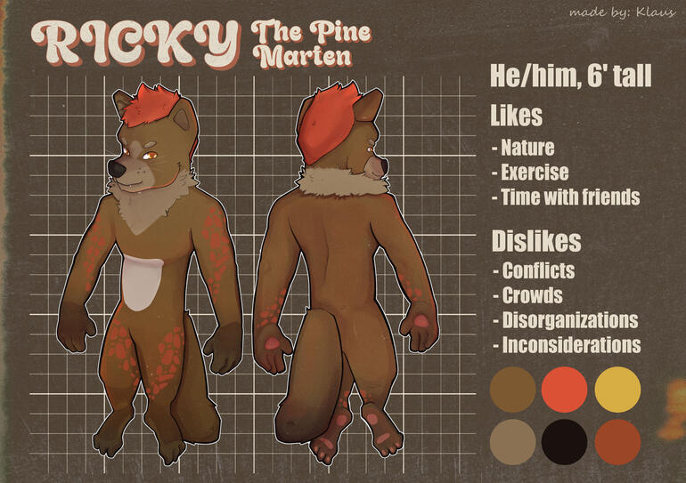 Ref Sheets | To be Arranged